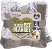 Rosewood Luxury Fleece Deken Blauw