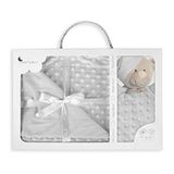 Amazon Babydeken Bubbles Grijs met Doudou