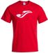Joma Combi Street T-shirt Rouge Coton Manches Courtes M Homme