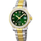 Jaguar J893/C Polshorloge Dames Saffierglas Staal Multi 34.5 mm
