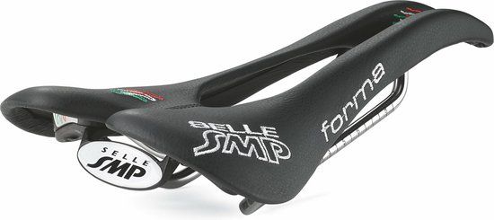 SMP Zadel Pro Forma Zwart - Racefiets - Unisex - Leer - Carbon - 27.30 cm