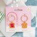 Fun & Lifestyle Something Different - Set of 2 Peanut Butter and Jelly Sleutelhanger - Multicolours