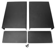 Boîtier en aluminium, glacière, 80x160x220 mm, noir