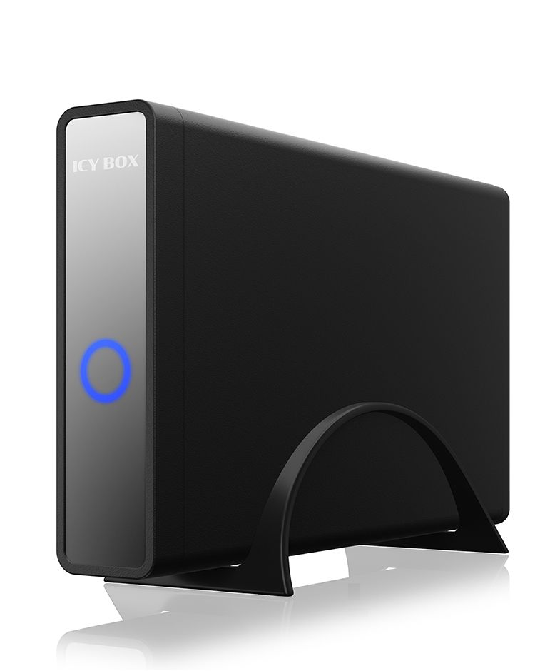 ICY BOX IB-382H-C31 - HDD/SSD Behuizing - 2.5/3.5" - USB-C 3.2 Gen 2 - Zwart