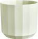 Elho Facet Rond 19cm - Pot de fleurs d'intérieur - 100% plastique recyclé - Vert thé
