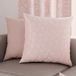 PETTI Artigiani Italiani - 1 paar kussenslopen 40 x 40 cm van microvezel, decoratief kussen voor slaapkamer, bank, woonkamer, set van 2 kussenslopen, roze kant, 100% Made in Italy