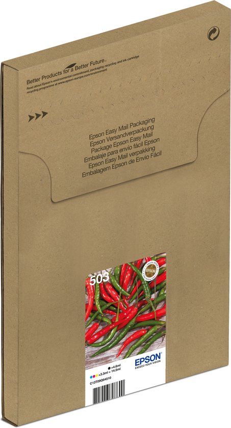 Epson 503 EasyMail - Inktcartridge - Zwart, Cyaan, Magenta, Geel - 4 stuks