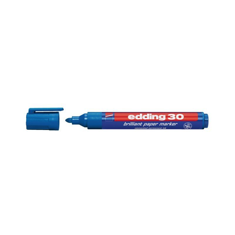 Edding 30 brilliant paper marker blauw