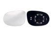 ALKAR Glas, rétroviseur extérieur 6431403 gauche, convexe | Compatible avec: FORD KA