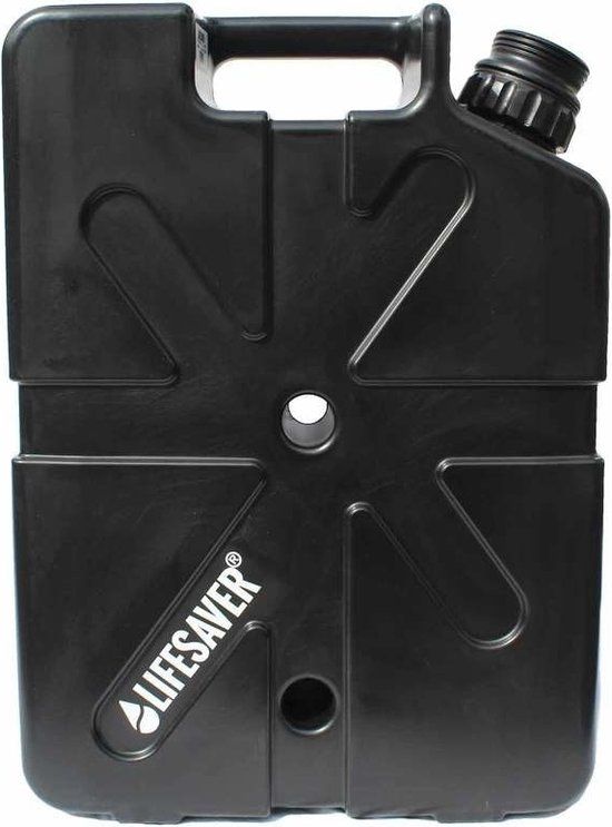 Lifesaver Jerrycan 20000 - Zwart - 18,5 Liter - Waterfilter - Plastic