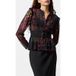 French Connection Elise Ruched Waist Noir