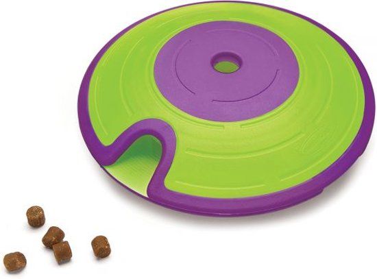 Nina Ottosson Dog Treat Maze Paars / Lime 18x18x6 cm