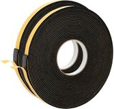 vidaXL Zelfklevende Schuimtape Zwart 10mm x 10m