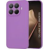Techsuit Hoesje geschikt voor Xiaomi 15T Pro - Soft Flex Silicone Back Cover - Purple