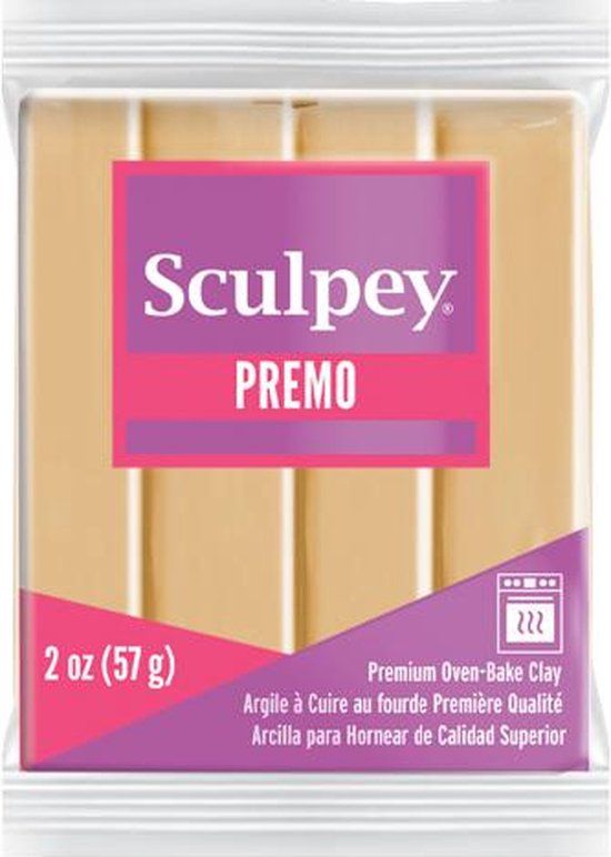 Sculpey Premo - Beige - 57g - Bak Klei