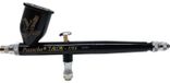Pistolet aérographe, double action, 0,38 mm, noir, métal