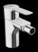 Hansa Ligna - Eengreeps bidetkraan met afvoergarnituur, chroom 06063203