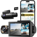 WOLFBOX i07 Dashcam 3 canaux avec Wi-Fi et GPS intégrés