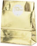PartyDeco Cadeauzakjes Goud - 18.5 x 28.5 x 8 cm (3 stuks)