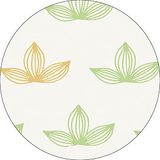 Bonateks Ronde digitaal bedrukte muismat, antislip onderkant, voor kantoor en thuis, diameter: 22 cm