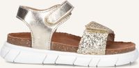 Ton & Ton Meisjes Platte sandalen - Ulla - Goud - Leer - Platte zool - Maat 26