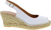 Toni Pons Croacia Dames Espadrilles - White - Maat 37