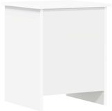 vidaXL Opbergkist met opslag Wit 40 x 40 x 50 cm Bewerkt hout