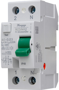 Kopp aardlekschakelaar 2P 40A/30mA