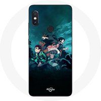 Maniacase Etui voor Xiaomi Redmi Note 5 AI Dual Camera Demon Slayer Manga Tanjiro et Nezuko