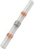 TRU COMPONENTS 736410 Stootverbinder Met krimpkous Rood 30 stuk(s)