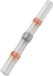 TRU COMPONENTS 736410 Stootverbinder Met krimpkous Rood 30 stuk(s)