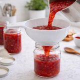Metaltex Jumbo marmeladetrechter, 120 mm, wit