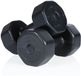 Gymstick Dumbbell Vinyl S 2 X 3kg Zwart 3 kg