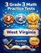 3 West Virginia WVGSA Grade 3 Math Practice Tests: Full-Length Test Prep with Detailed Answer Explanations