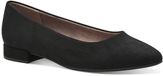 Jana Dames Ballerina 8-22174-42 001 H-breedte Zwart Maat 38 EU