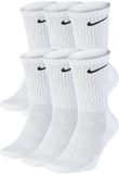 Nike Everyday Crew Sokken - Wit - 6-Pack - Maat M (38-42) - Unisex