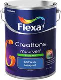 FLEXA Creations Muurverf - Extra Mat - Mengkleuren Collectie - 100% Iris - 5 liter
