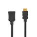 NEDIS High Speed HDMI kabel met Ethernet | HDMI stekker | HDMI bus | 4K @30Hz | 10.2 Gbps | 1.00 m | rond | PVC | Zwart | Label