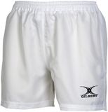Gilbert Saracen V3 Rugby Short Unisexe Polyester Blanc Taille M