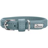 HUNTER hondenhalsband SOHO MINI, lichtblauw, rundleer, maat 24