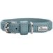 HUNTER hondenhalsband SOHO MINI, lichtblauw, rundleer, maat 24