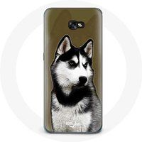 Maniacase Hoesje voor Samsung Galaxy A8 2016 Siberische Husky