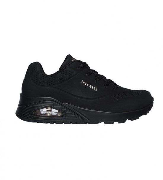 Skechers Uno - Stand On Air - Dames Sneakers - Zwart - Maat 35