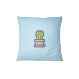Bona Basics Decoratieve kussenhoes Lichtblauw 45x45 cm