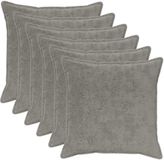 vidaXL Kussensloop Lichtgrijs 65 x 65 cm (6 stuks)