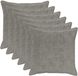 vidaXL Kussensloop Lichtgrijs 65 x 65 cm (6 stuks)