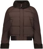 Geisha Jas Winterjas Met Teddy Kraag En Manchetten 68524 16 Dark Brown Dames Maat - L