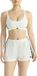Adidas Bralette Sport Active Essentials Cotton 3 Stripes Vrouwen Wit M