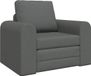vidaXL Slaapbank Donkergrijs Stof 98 x 71 x 83 cm