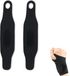 Wan GmbH Set de bandages de poignet - Bandes de soutien pour les mains - Sport Fitness - Nylon Spandex respirant - 2 pièces - Noir